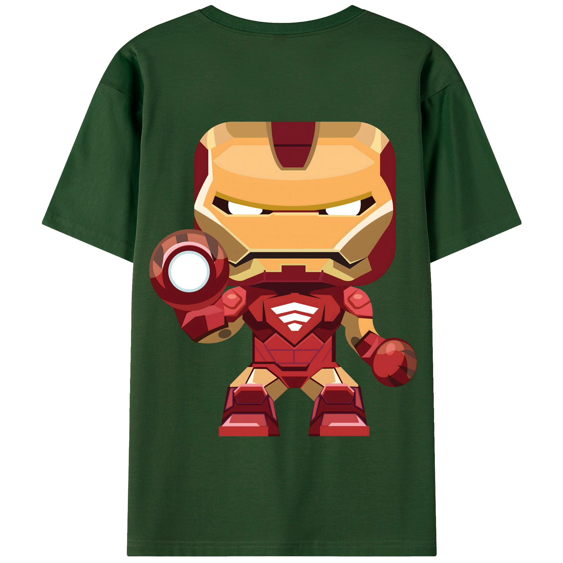 （画像用） アベンジャーズ The Avengers 綿100％半袖Tシャツ（背面プリント）